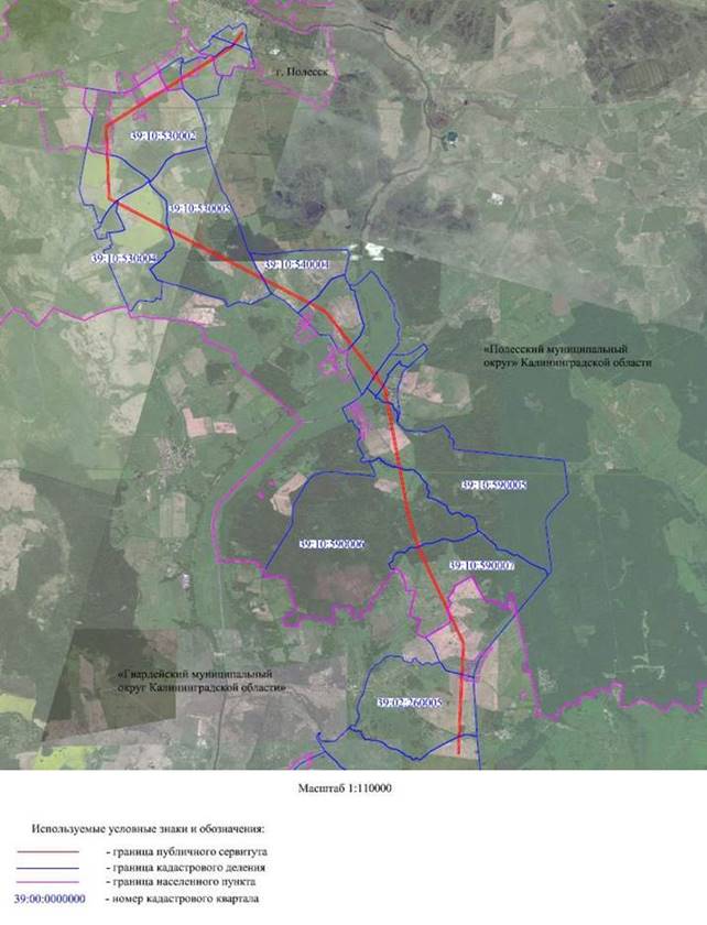 Постановление Правительства Калининградской области от 20.06.2024 N 235-п "Об установлении публичного сервитута в целях эксплуатации объекта электросетевого хозяйства регионального значения "Воздушная линия электропередачи 110 кВ 110-155"